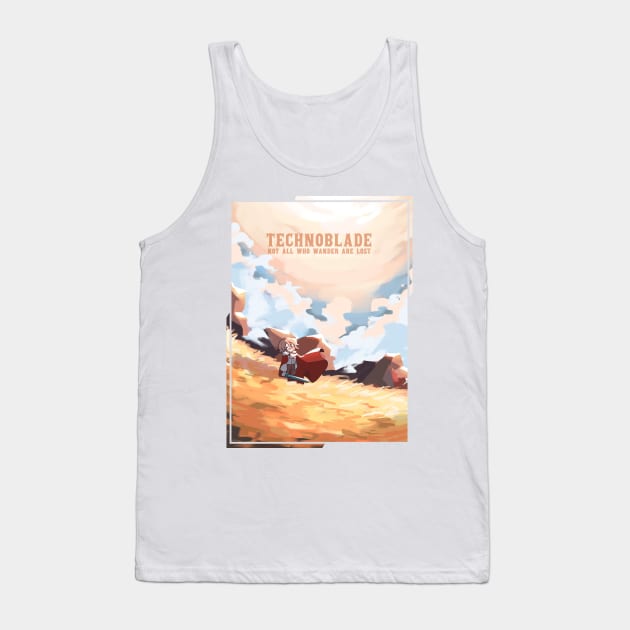 Technoblade - Not all who wander are lost Tank Top by SaucyBandit